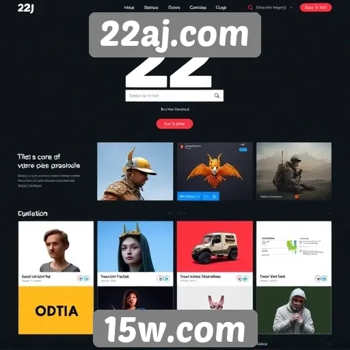 Evolução de design e interface no 22aj.com